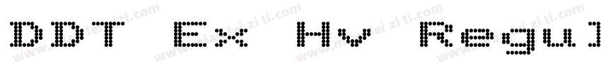 DDT Ex Hv Regular字体转换
